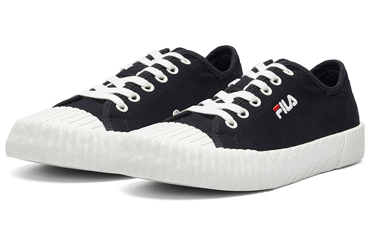 (WMNS) FILA Fmc Series Carve LowCanvas Shoes GS Black/White F12W034415FBK