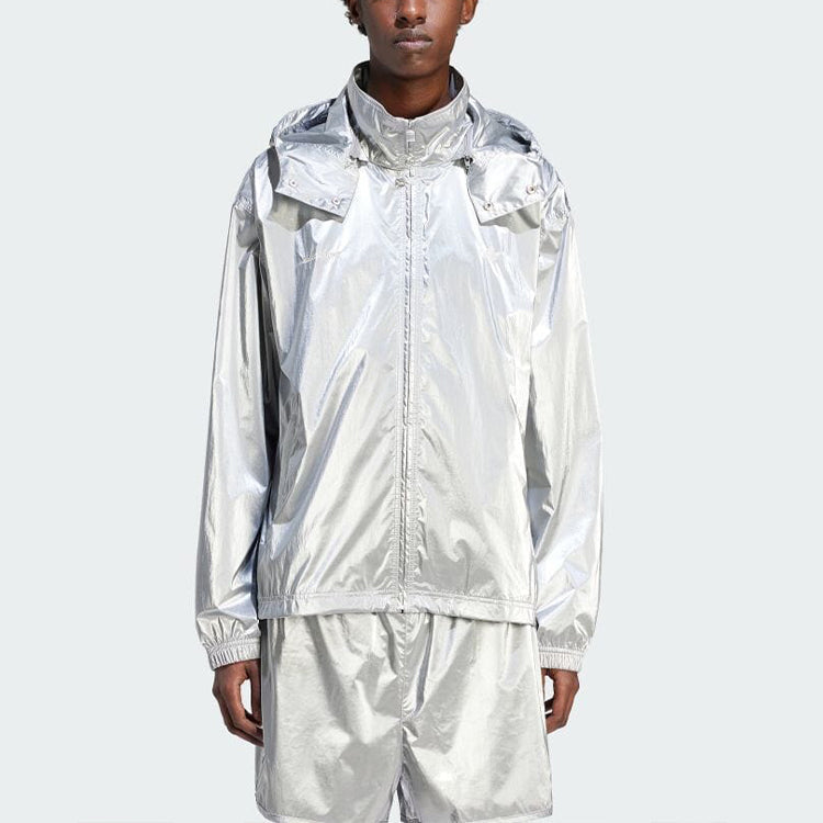 adidas x Wales Bonner Silver Anorak Jacket 'Silver' IB3254