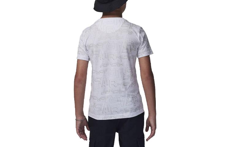 (GS) Air Jordan Clear Lane T-Shirt 'White' 95C819-001