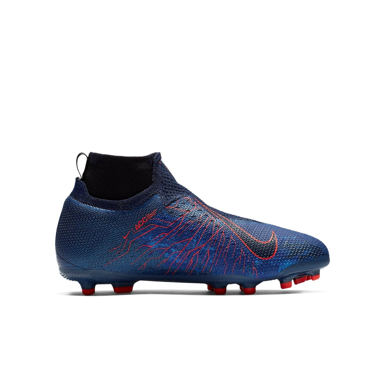 (GS) Nike Phantom Vision Elite DF FG MG 'Navy Blue Black White' AO3289-440