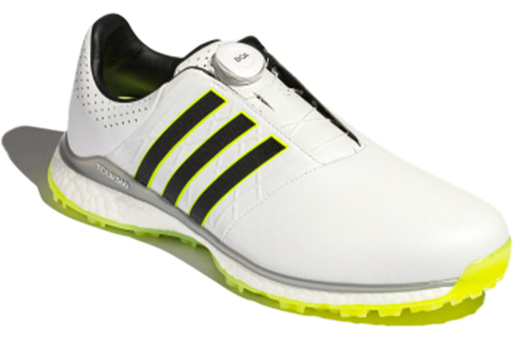 adidas Tour360 XT-SL Boa 2.0 Golf Shoes 'Cloud White Silver Metallic Solar Red' FW5595