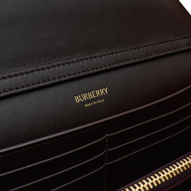 (WMNS) Burberry 25 Highlands Chain Strap Wallet 'Sand' 81122741