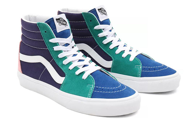 Vans Retro Sport SK8-Hi 'White Blue Green' VN0A32QG9EJ