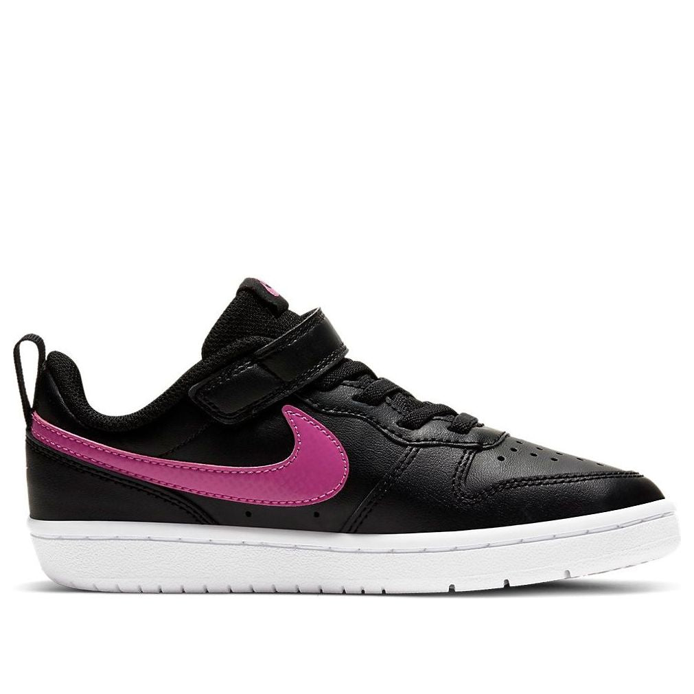 (PS) Nike Court Borough 2 Low-Top Sneakers Black/Purple BQ5451-003