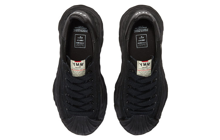 Maison MIHARA YASUHIRO BLAKEY OG Sole Canvas Low-top Sneaker 'Black' A08FW735-BLKBLK