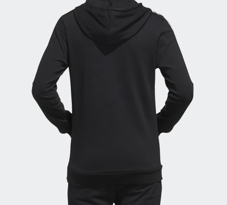 adidas neo M Ce 3S Hdy Side Stripe Knit Sports Pullover Black EI4673