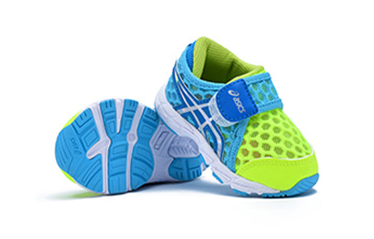 (TD) ASICS Cool Run Sport Shoes Blue/Green 1014A167-750