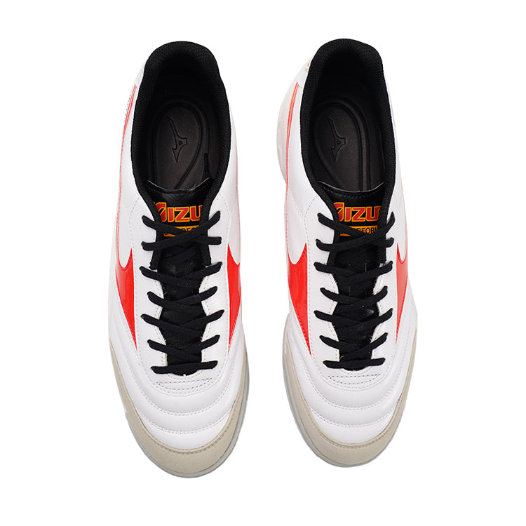 Mizuno Morelia Sala Classic TF Cleats 'White Red' Q1GB240291