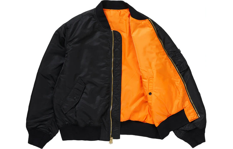 Supreme Globe MA-1 'Black Orange' SUP-FW20-161