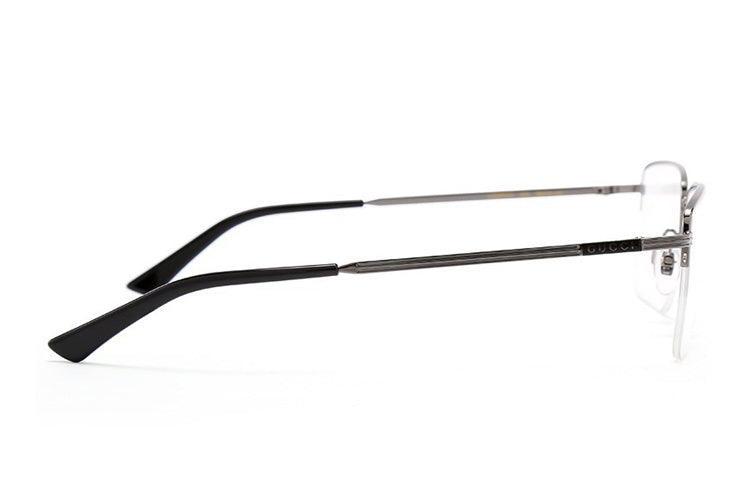 Gucci Business Square half frame Elite Metallic Optical GG0834O-005