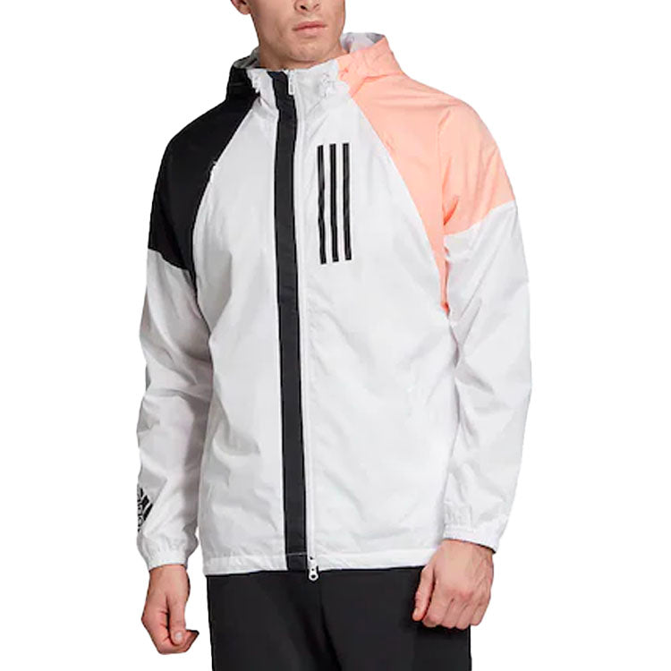 adidas W.N.D. Jacket 'White/Black/Glow Pink' EK4626