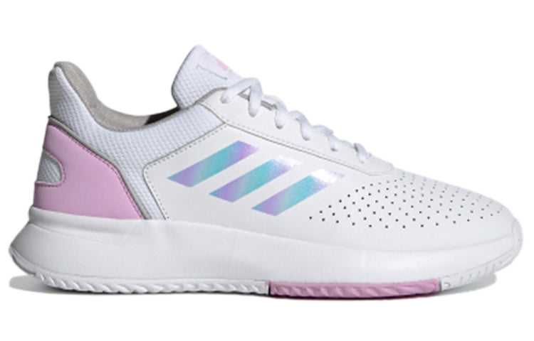 (WMNS) adidas Courtsmash White/Pink FY8732