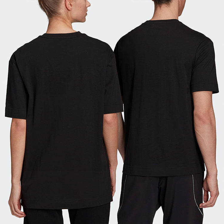 Y-3 SS21 Reflective Square Logo Short Sleeve Unisex Black GV6060