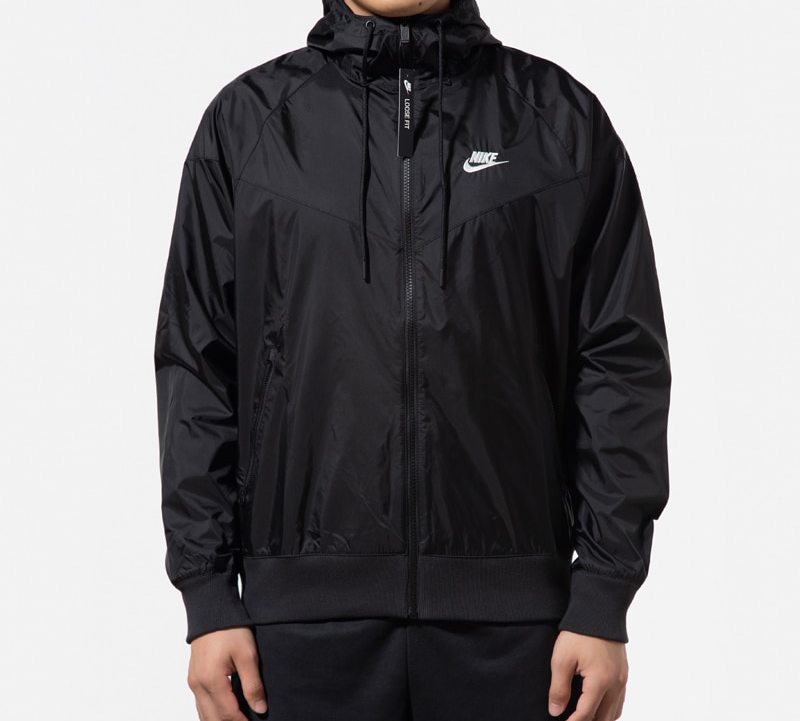 Nike Outdoor Sports Zipper Windproof Casual Jacket Black AR2192-010