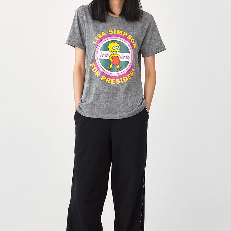 (WMNS) Vans Crossover Lisa Cartoon Printing Gray VN0A4V4B17G