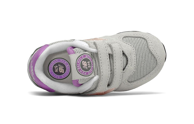 (TD) New Balance 574 Series Low-Top Running Shoes Grey/Purple IV574HZ1