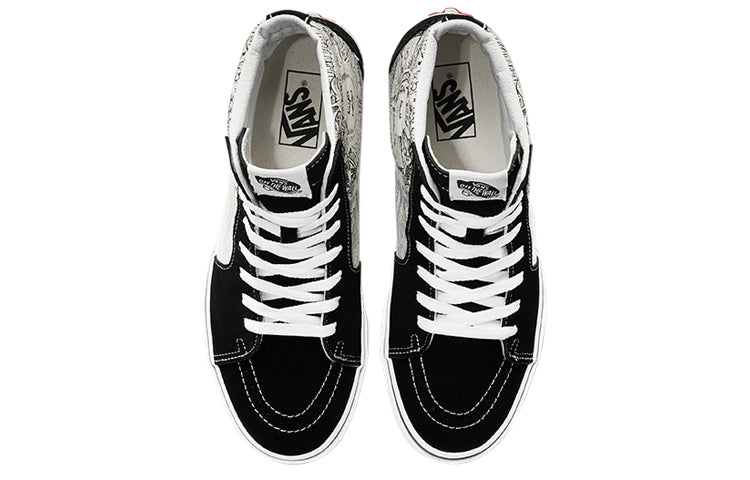 Vans Sk8-hi Black White Unisex 'Black White' VN0A4U3CWT8