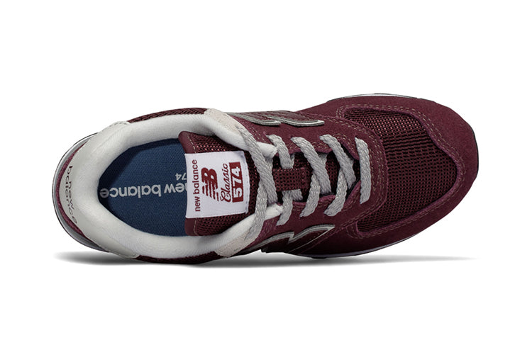 New Balance Little Kids' 574 Core Shoes Burgundy/Gray PC574GB