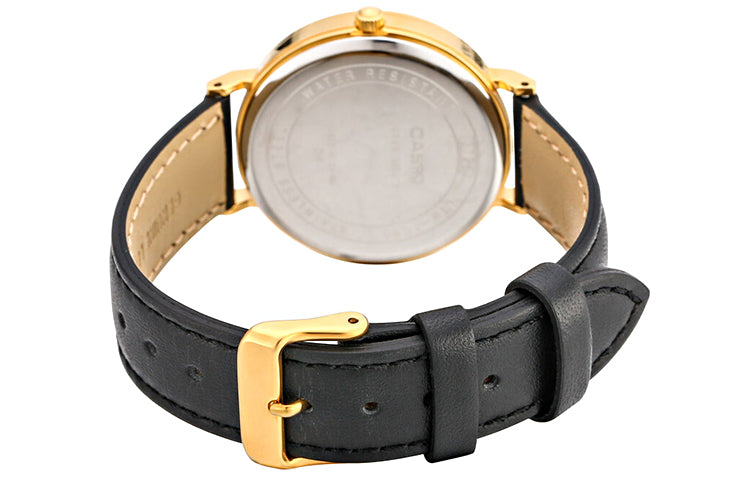 CASIO Waterproof Quartz Black Analog LTH-1060GL-1APF