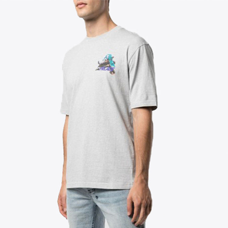 PALACE Octo Octopus Back Printing Pattern Short Sleeve Unisex Gray P15TS156