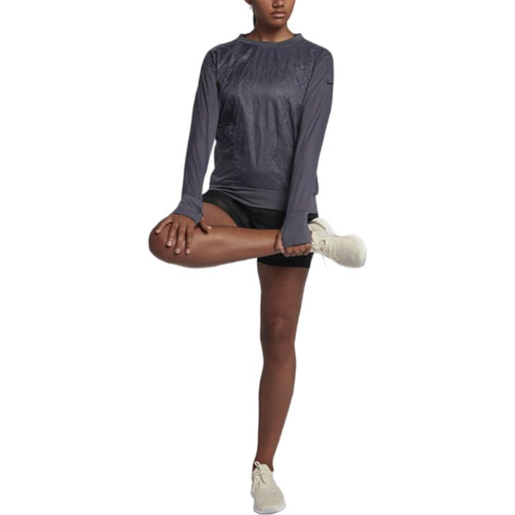 (WMNS) Nike Run Division Pullover 'Grey' 929129-081