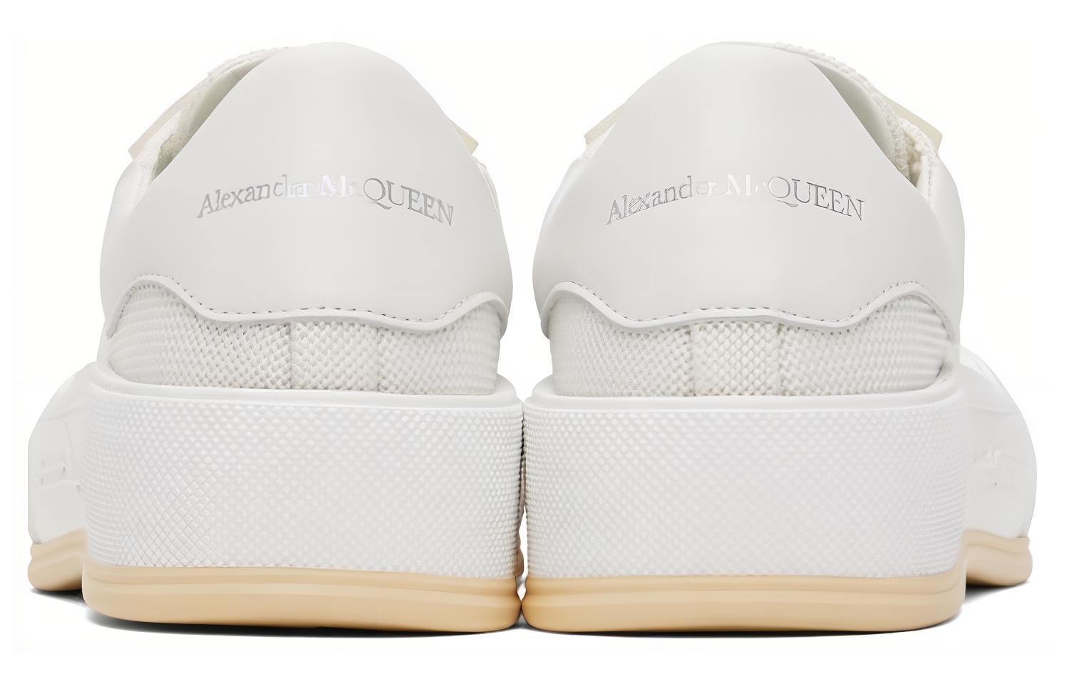 Alexander McQueen Deck Lace Up Sneakers 'White Beige' 711098W4UB28993