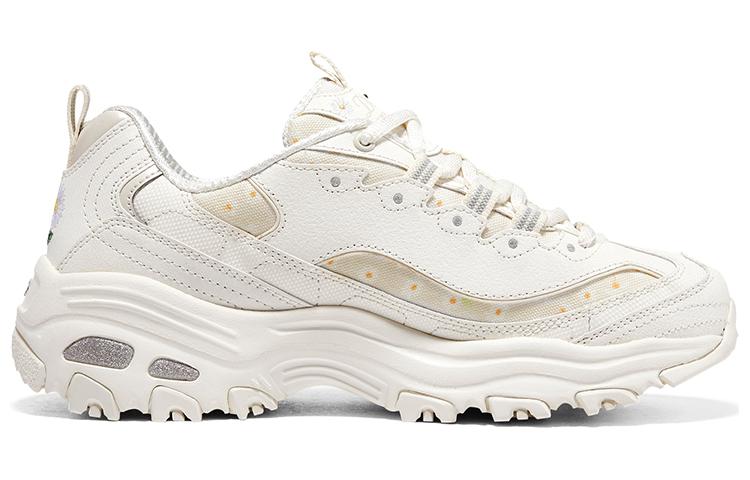 (WMNS) Skechers D'lites 1.0 Sneakers 'White' 896180-OFWT