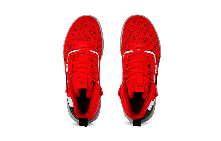 (GS) PUMA Legacy Mid-high Black/Red/White 194049-04