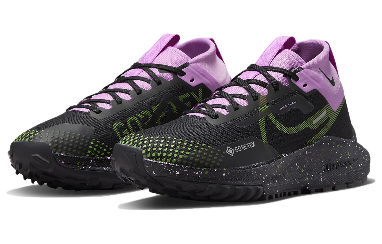 (WMNS) Nike React Pegasus Trail 4 GTX 'Black Pink Chlorophyll' FN7102-010