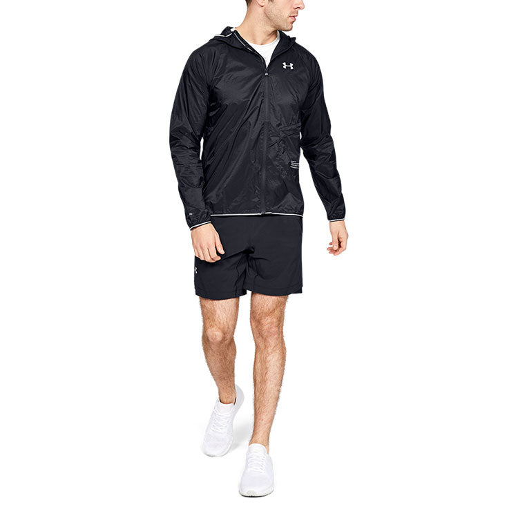Under Armour Qualifier Storm Packable Jacket 'Black' 1326597-001
