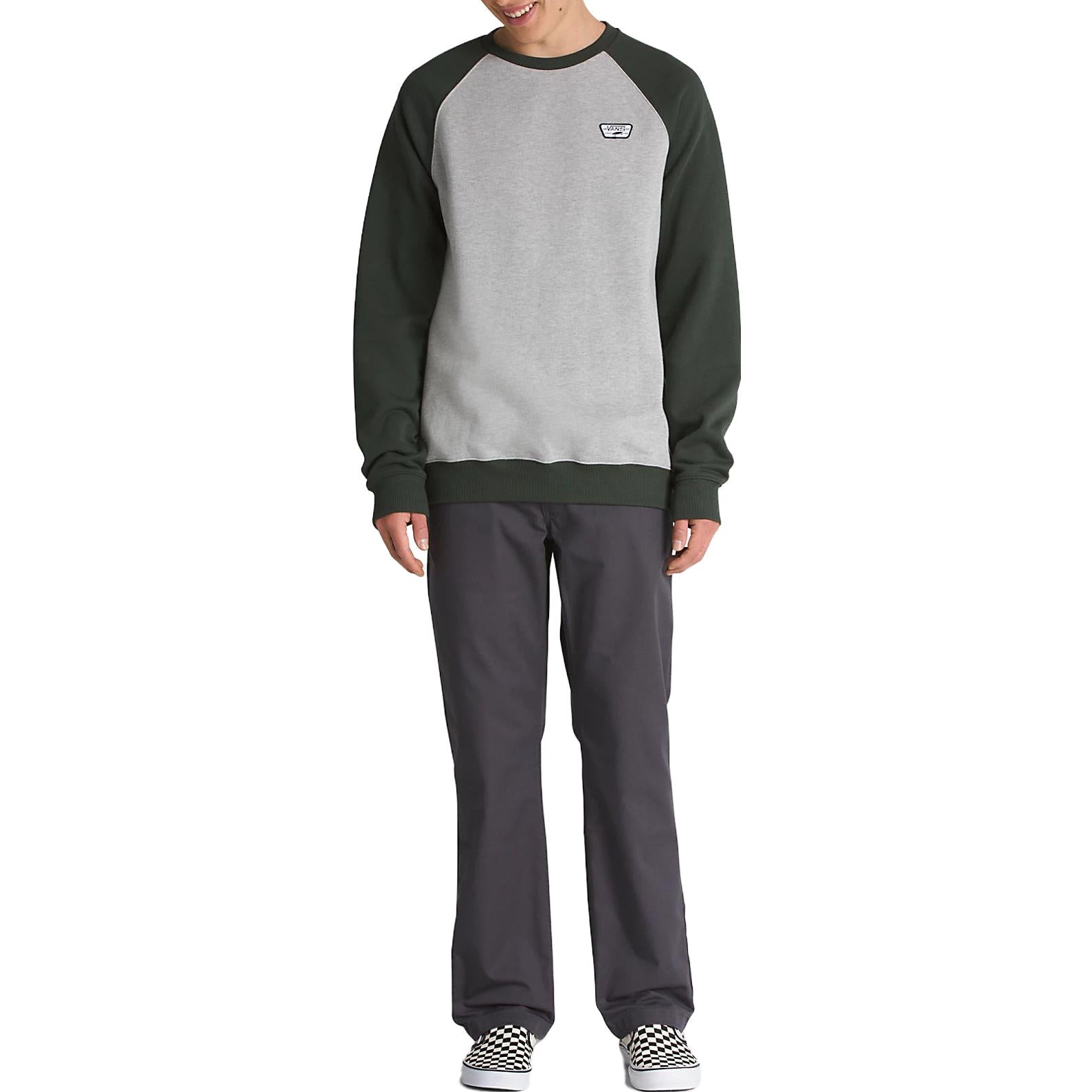 Vans Rutland Crew Sweatshirt 'Grey Green' VN0A3HQ4CN3