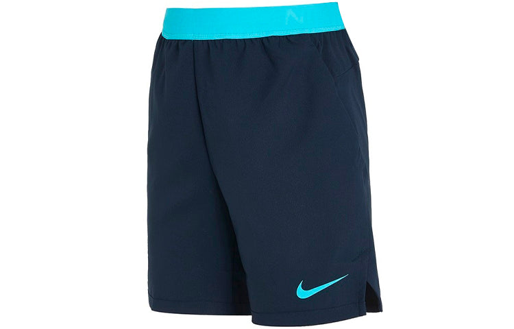Nike Pro Flex Logo Pattern Casual Sports Shorts Navy Blue Dark blue CJ1958-452