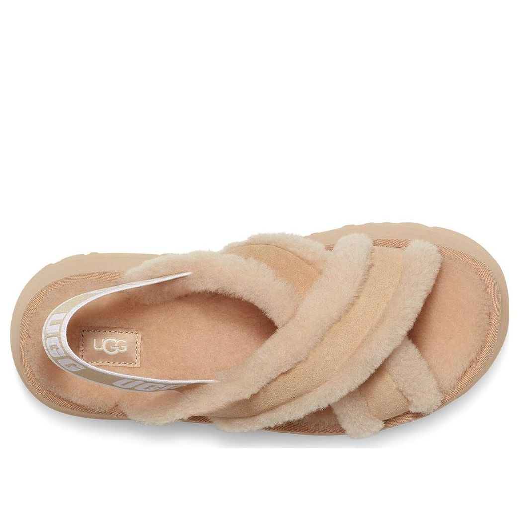 (WMNS) UGG Disco Cross slides 'Driftwood' 1121550-DRI