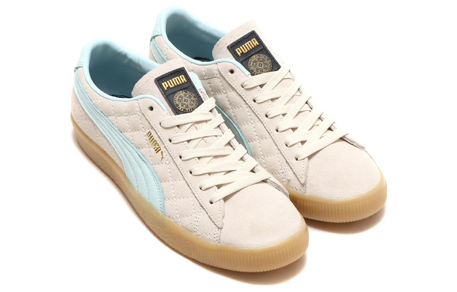 PUMA Suede VTG x Diaspora skateboards x Atoms 'Cream Blue' 389167-01