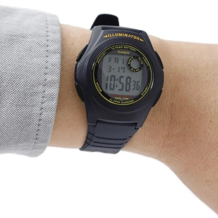 CASIO Sports Quartz Waterproof Unisex Mens Purple Digital F-200W-2B