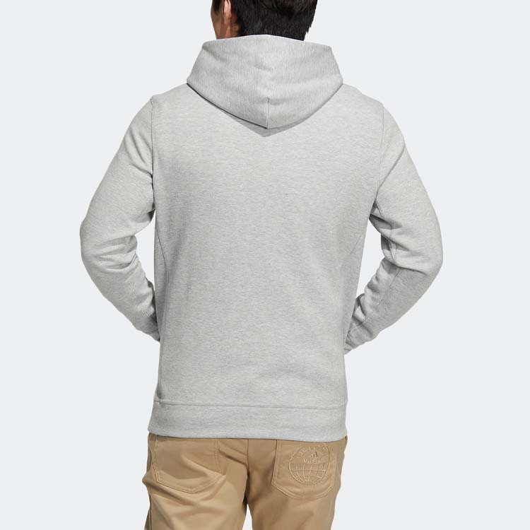 Men's adidas PG SWEAT Alphabet Printing Pullover Medium Hemp Grey HG5785