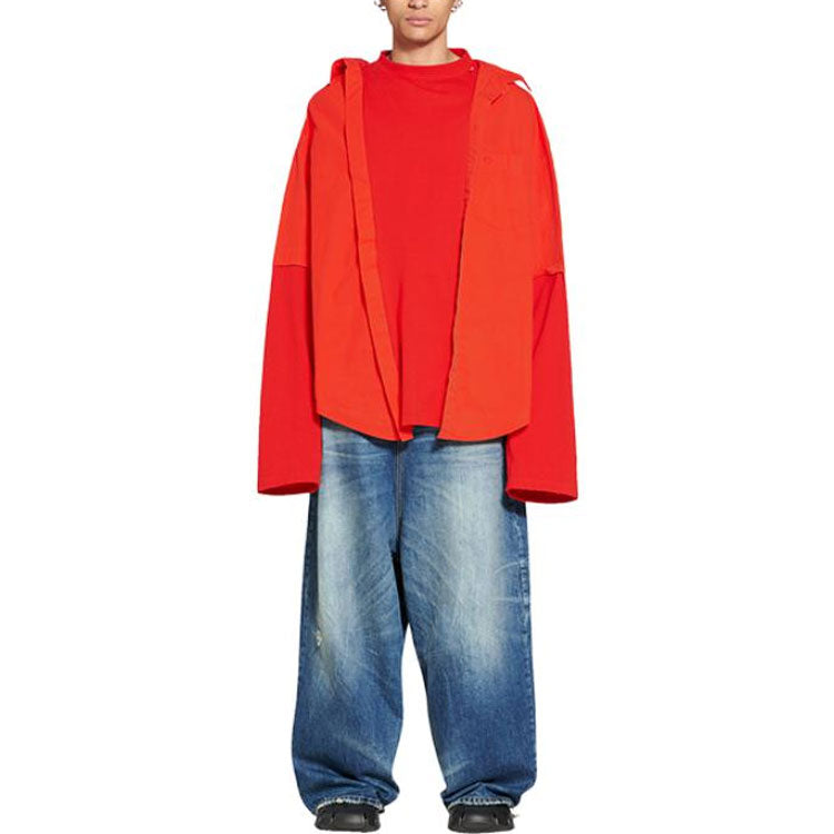 Balenciaga BB Icon Trompe L'oeil Shirt 'Red' 699227TYB186403