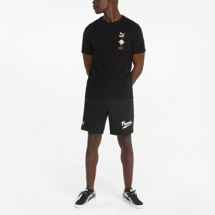 PUMA Essential Sweat Shorts 'Black' 536934-01