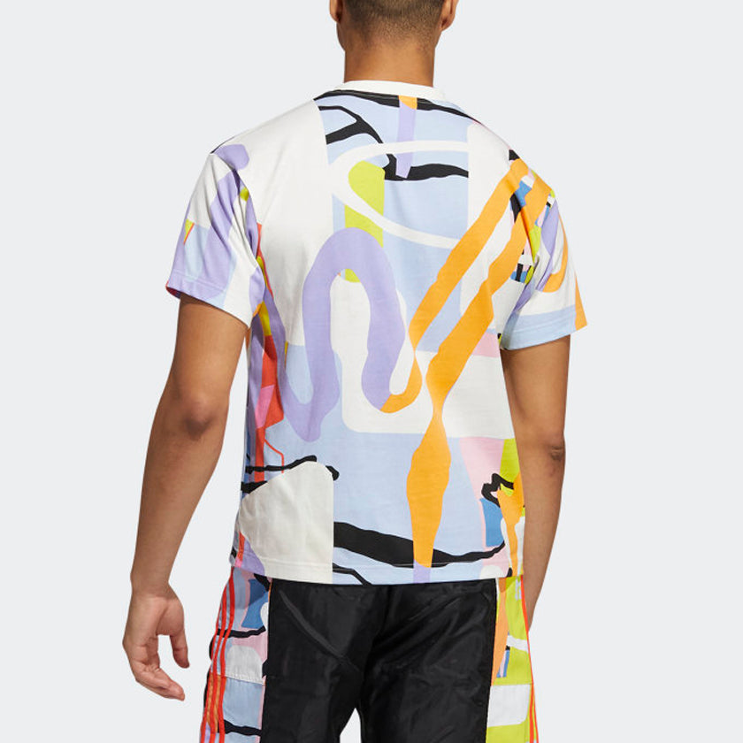 (WMNS) adidas originals Men's Love Unites Aop Sports Multicolor H43968