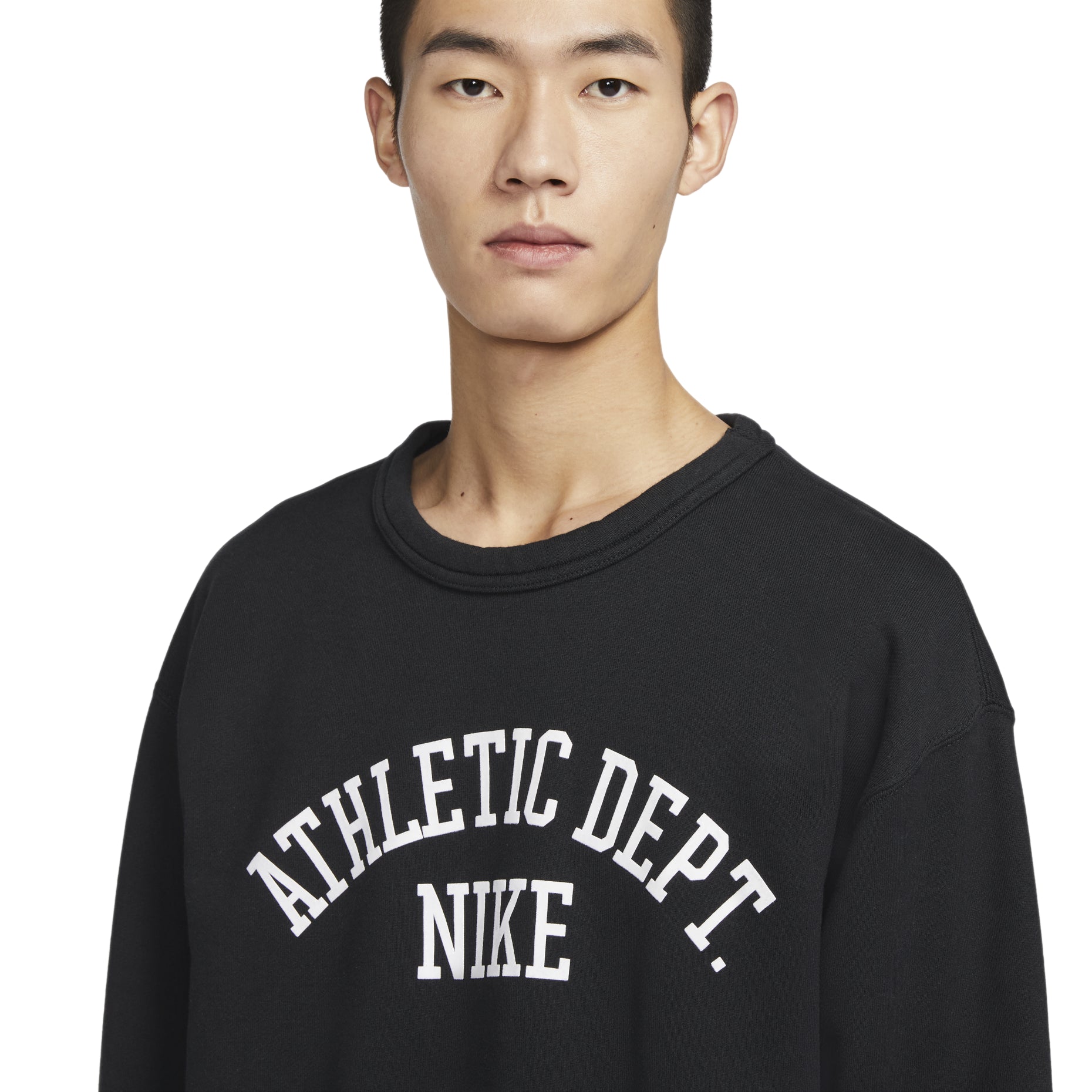Nike Sportswear Trend Fleece Crew Top 'Black' DX0026-010