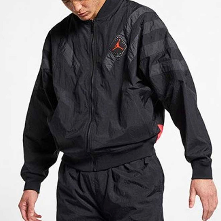 Air Jordan 6 Srt Lgc Nylon Jacket Zipper Black BV5406-010