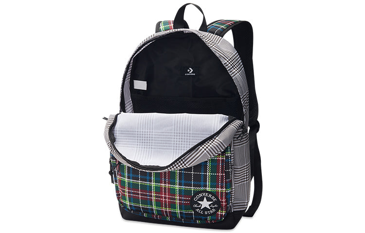 Converse Go 2 Patch Plaid Backpack 'Grey' 10019901-001