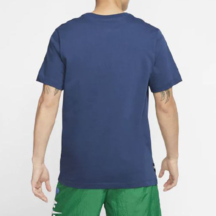 Air Jordan LEGACY AJ13 Short Sleeve Sports Blue CW0796-414