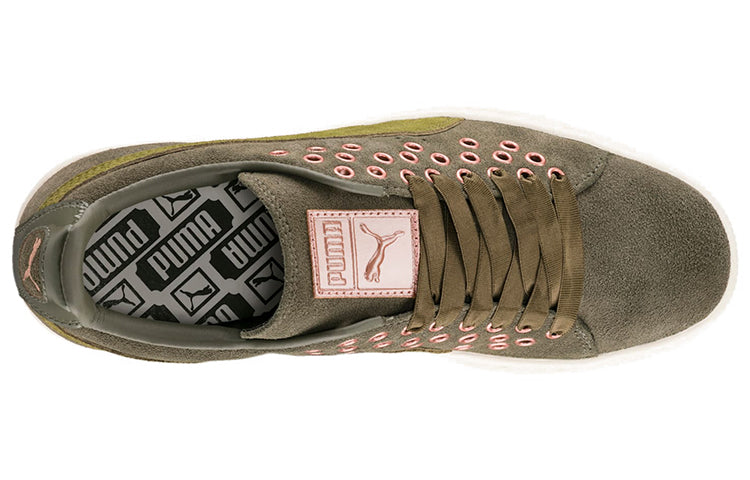 (WMNS) PUMA Suede Xl Lace Vr Green 364107-02