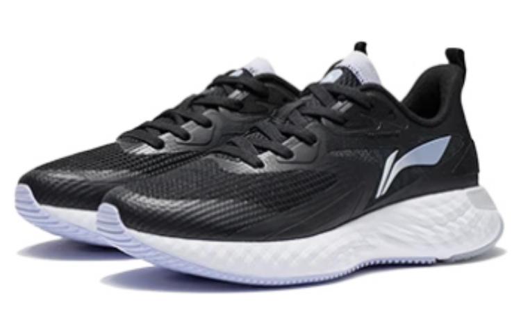 (WMNS) Li-Ning Running 'Black White Sole' ARSS018-1