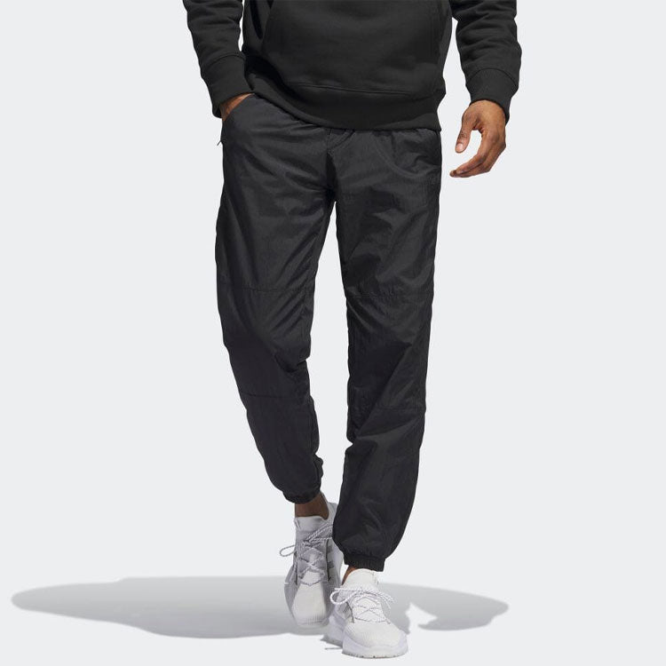 adidas Solid Color Bundle Feet Athletic Pants Men's Black HR8674