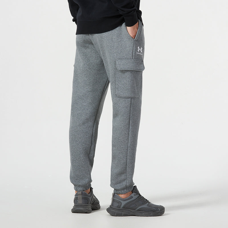 Under Armour Essential Fleece Cargo Pants 'Dark Grey' 1380376-012