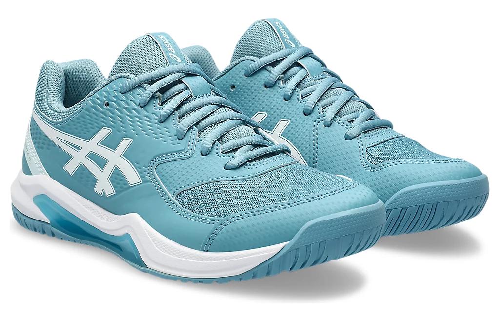(WMNS) ASICS Gel-Dedicate 8 Wide 'Gris Blue White' 1042A235-400