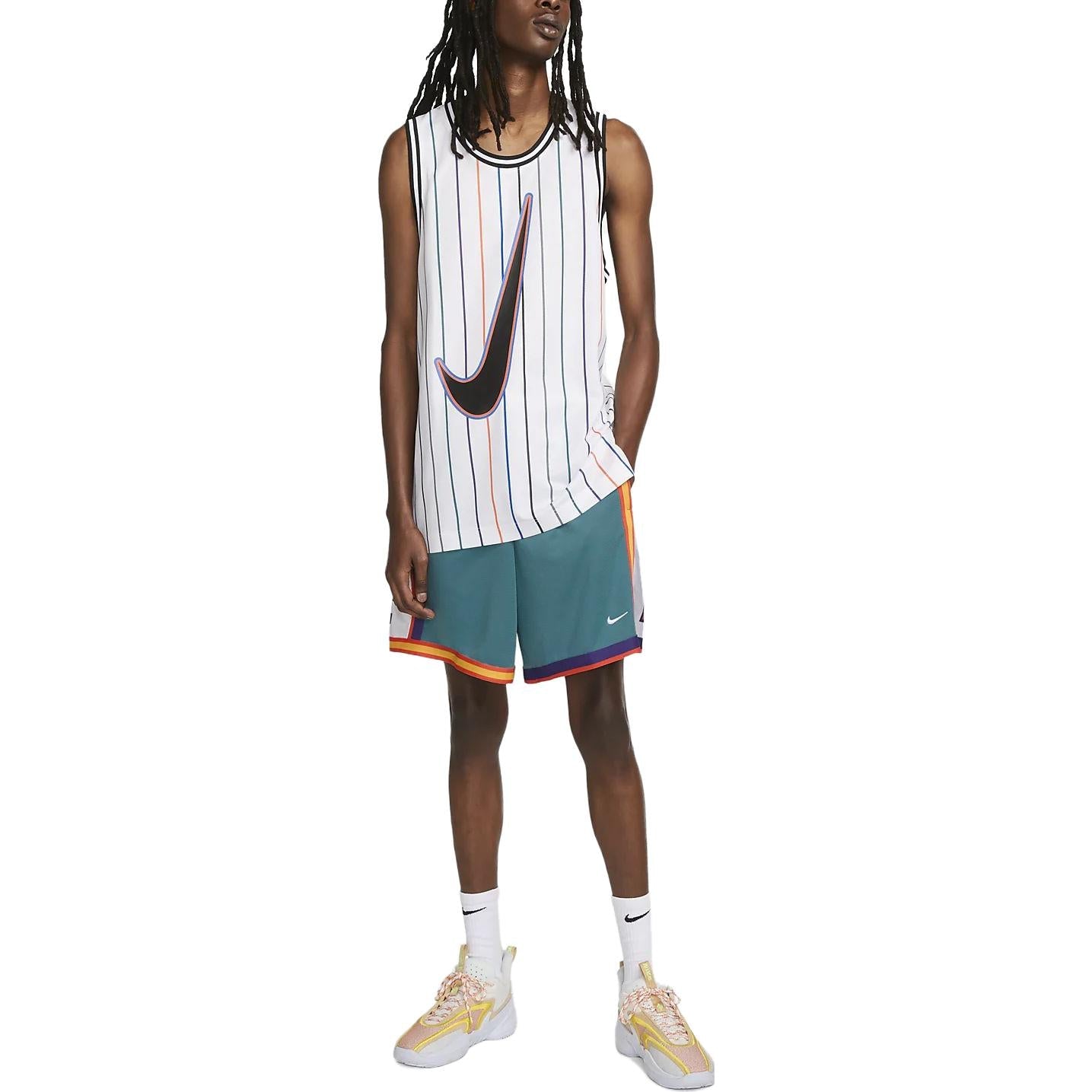 Nike Dri-Fit DNA Basketball Jersey 'White Black' DX0436-100