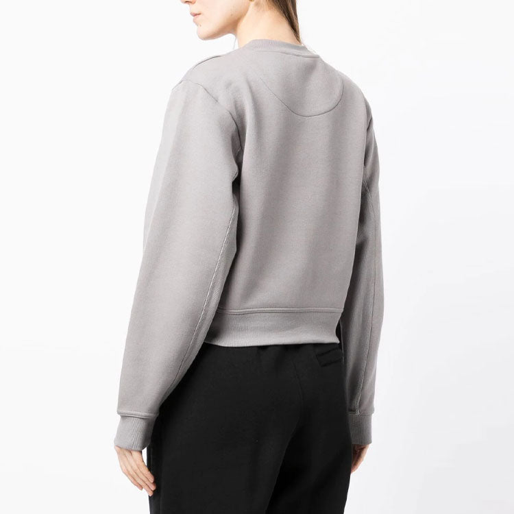 (WMNS) adidas By Stella Mccartney Sportswear Sweatshirt 'Grey' HR2528